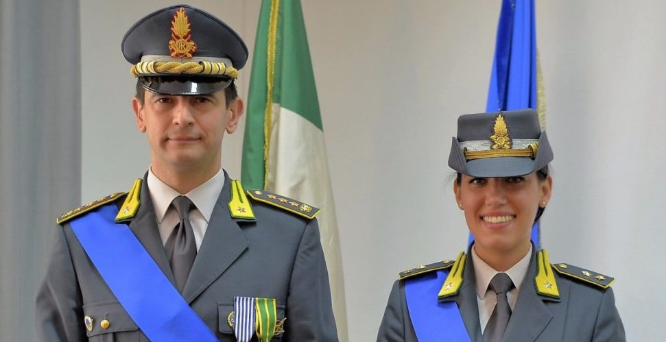 Guardia di Finanza, <br> il tenente Lucia Nardelli <br> alla Compagnia di San Benedetto