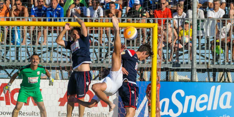 Serie A-on Beach Soccer, <br> Happy Car Samb travolge <br> il Rimini per 9-3