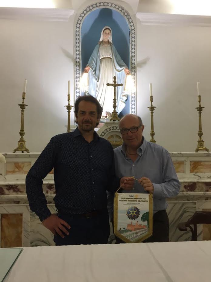 Il Rotary illumina la Madonna <br> Una targa nella chiesa <br> dell’asilo Merlini
