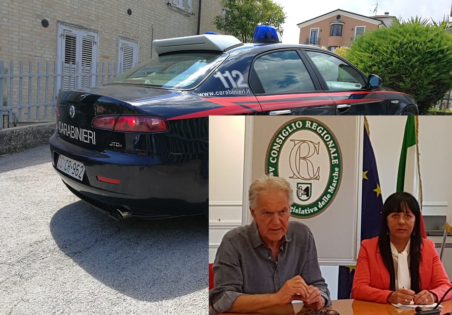 Carabiniere aggredito, Marcozzi e Celani: <br> «Serve riflessione su sicurezza, <br> immigrazione e disagio sociale»