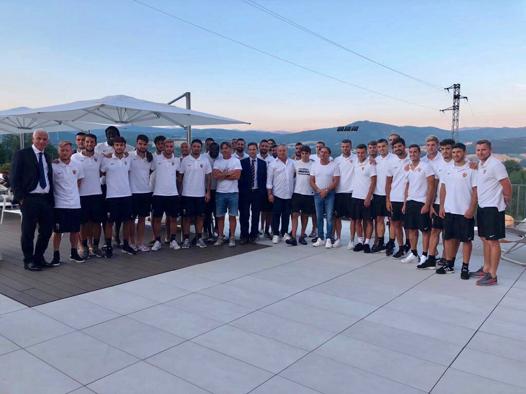 Pulcinelli, visita a sorpresa: <br> «Gruppo motivato, <br> sensazioni positive»