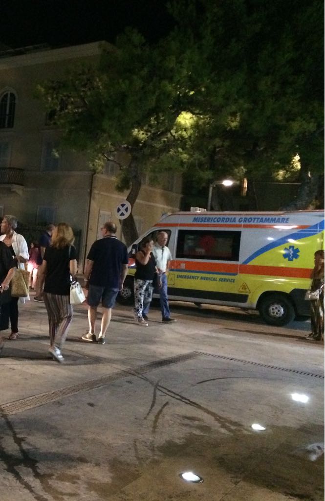 Grottammare, dopo lo sparo <br> prende a calci e pugni la fidanzata