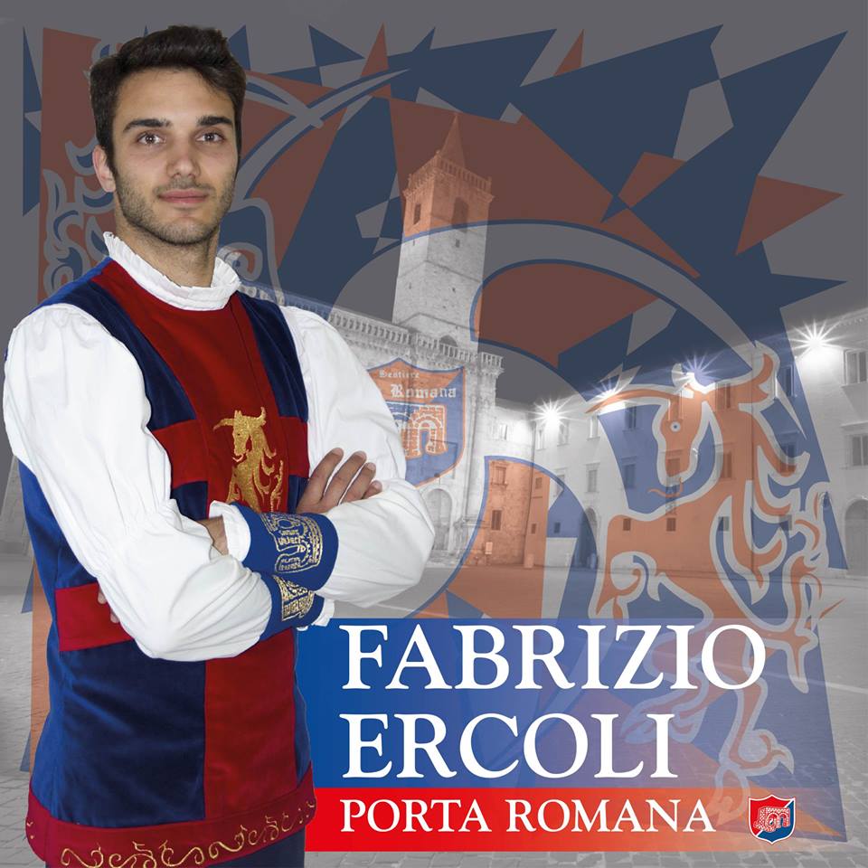 Gare sbandieratori e musici, <br> l’acuto di Fabrizio Ercoli <br> Piccola squadra a Porta Maggiore