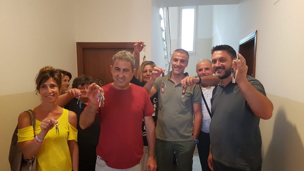 Roccafluvione, dopo un anno <br> tornano a vivere nel condominio <br> lesionato dal sisma <span> (Foto e Video) </span>