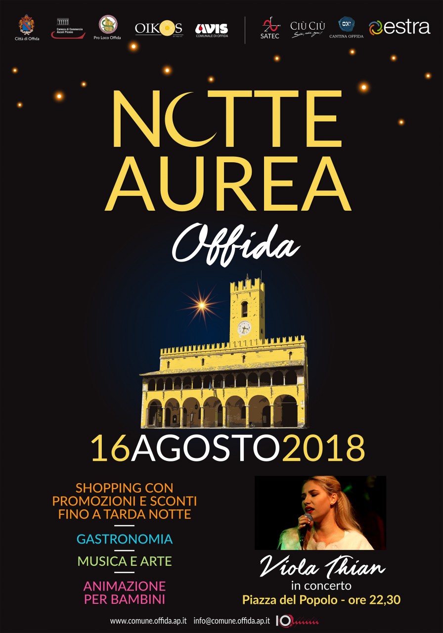 A ognuno la sua notte: <br> a Offida c’è quella Aurea