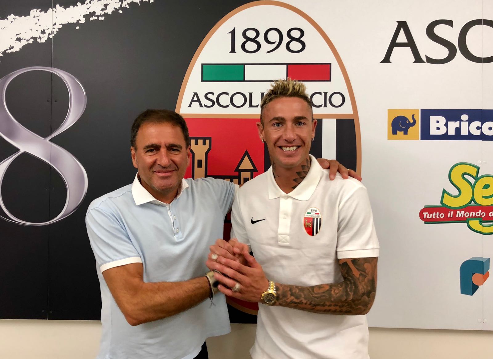 Ascoli scatenato, vuole Ninkovic <br> Tosti ad Ardemagni: <br> «Voglio tanti gol» <span> (Foto e Video)