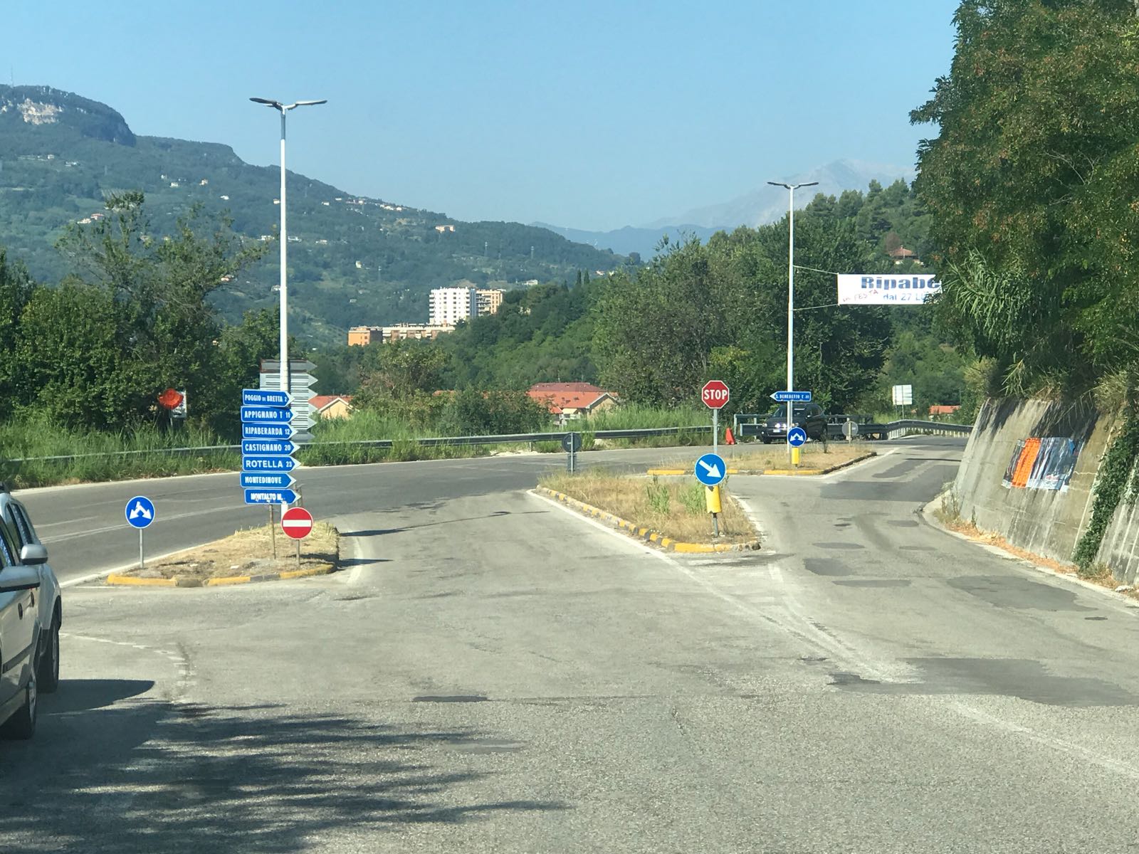 «Il bivio per Poggio di Bretta <br> è troppo pericoloso, <br> la Provincia intervenga»