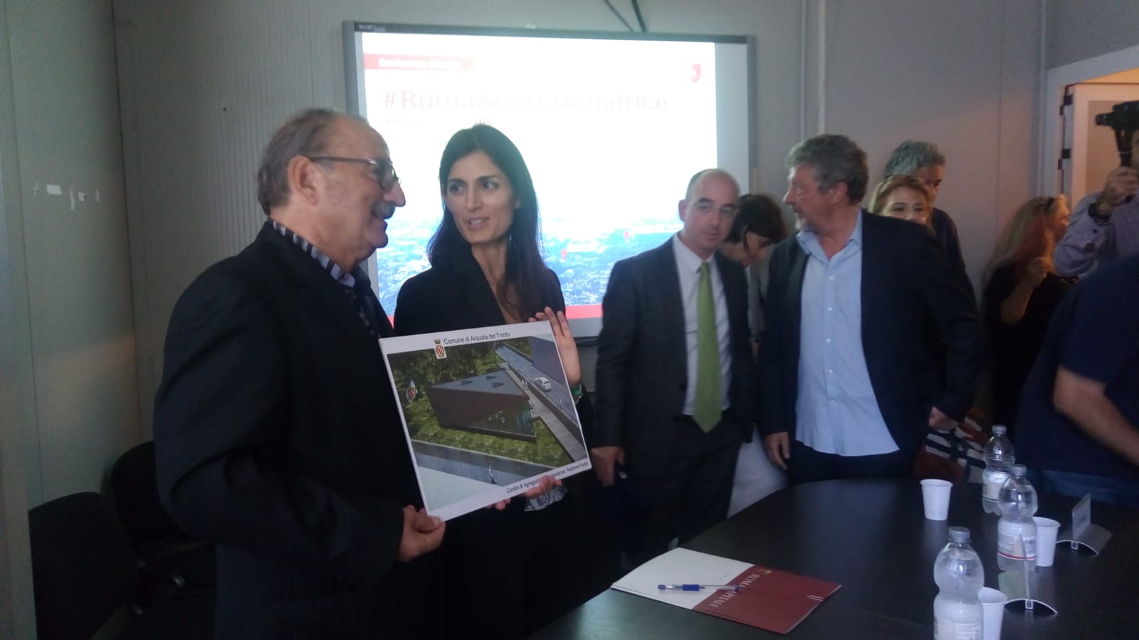Roma “adotta” anche Arquata: <br> donati quasi 80.000 euro <br> <span> (Foto e video) </span>