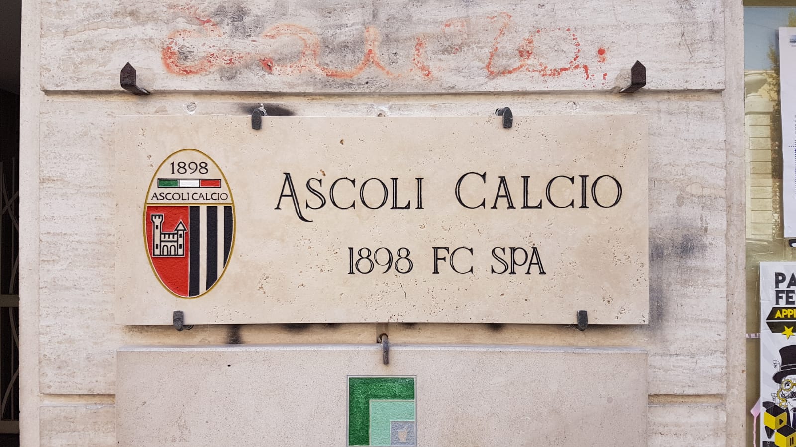 Ascoli Calcio, le novità: <br> targa, settore giovanile <br> e festa in piazza