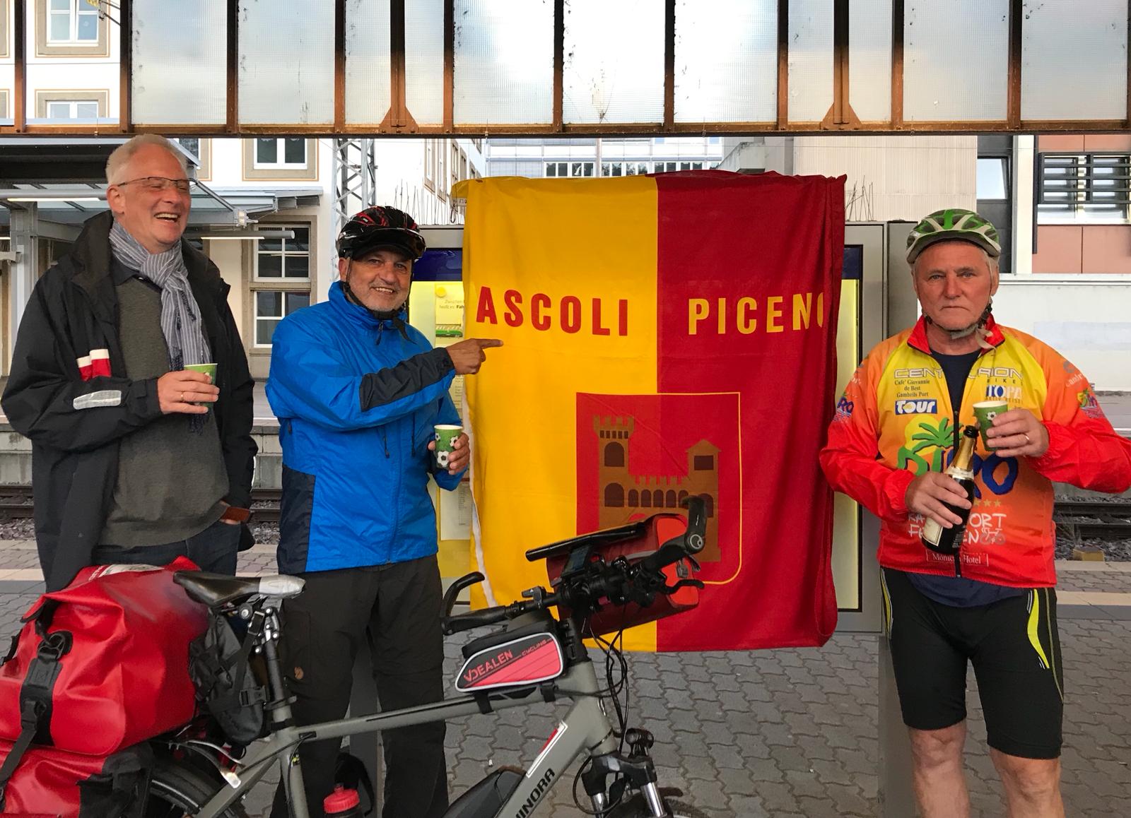 Da Treviri ad Ascoli in bicicletta <br> per i 60 anni del gemellaggio