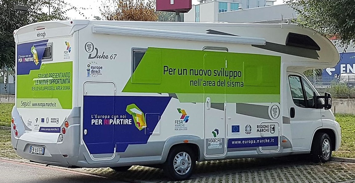 In arrivo un camper pieno <br> di fondi europei per 400 milioni
