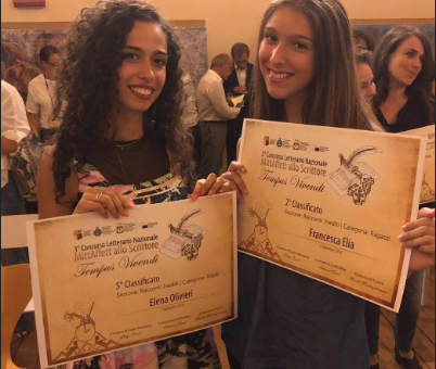 Tre allieve del liceo Rosetti <br> in evidenza al III Concorso Letterario Nazionale <br> di Ceglie Messapica