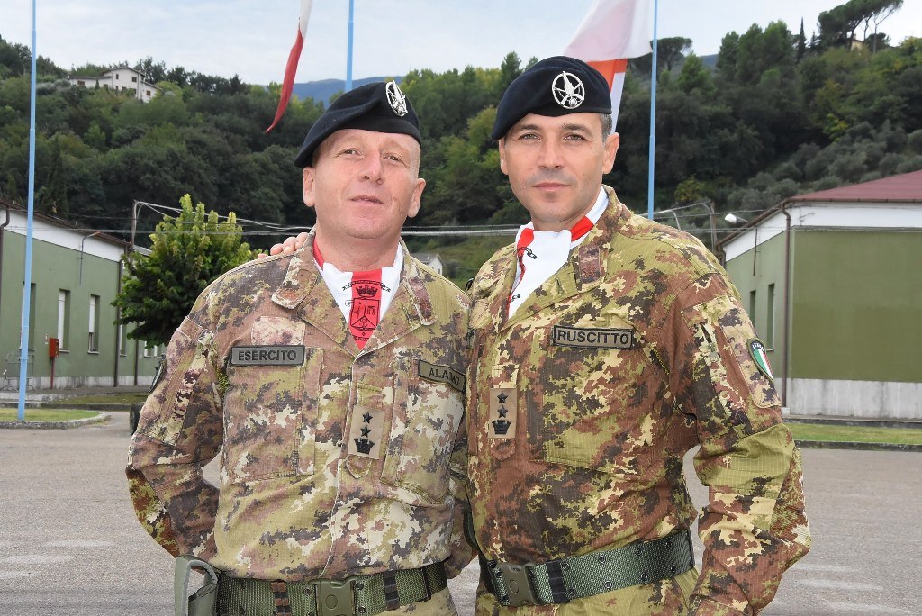 Arriva Ruscitto, saluta Alaimo: <br> cambio della guardia <br> al Battaglione addestrativo