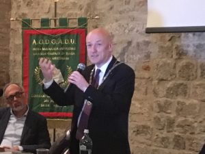 La massoneria del Piceno <br> e il Gran Maestro Stefano Bisi: <br> «Ci mostriamo al mondo senza veli» <span> (Video)