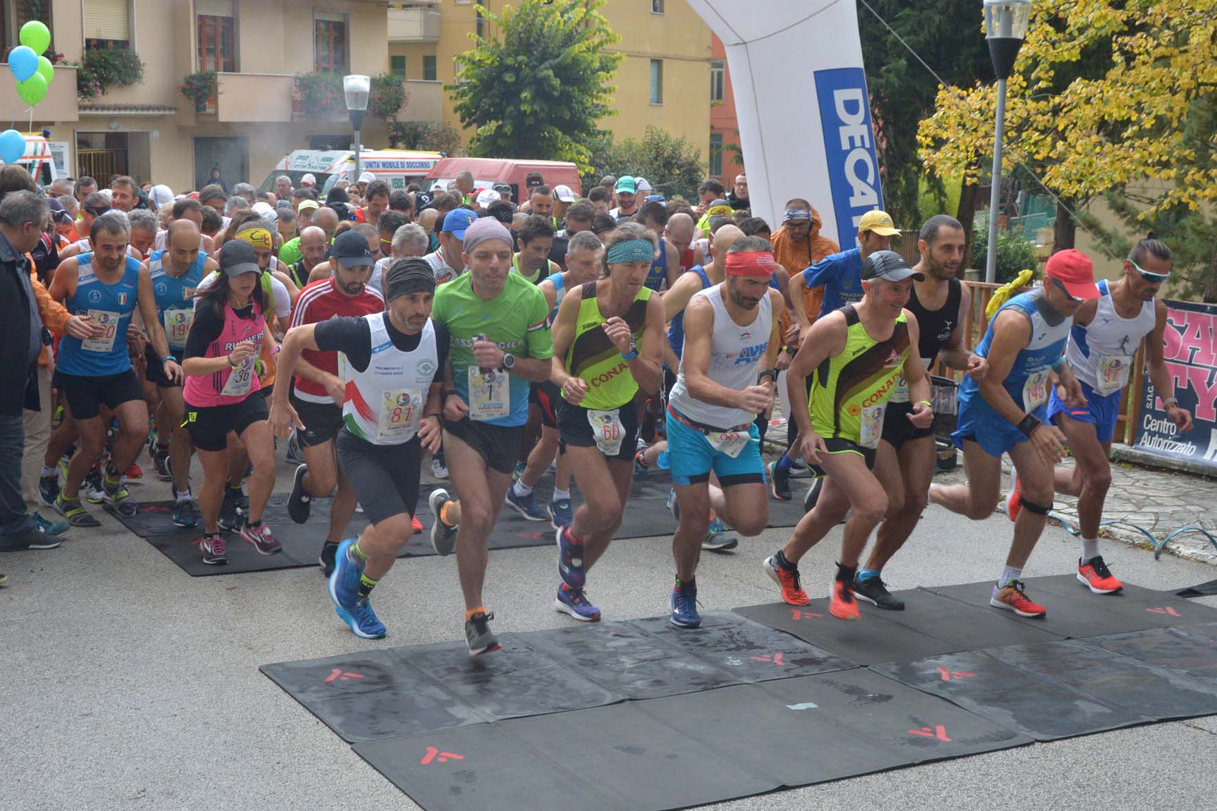 Maratona bagnata e vincente, <br> primeggiano Fiadone e Raia <br> <span> (Foto)