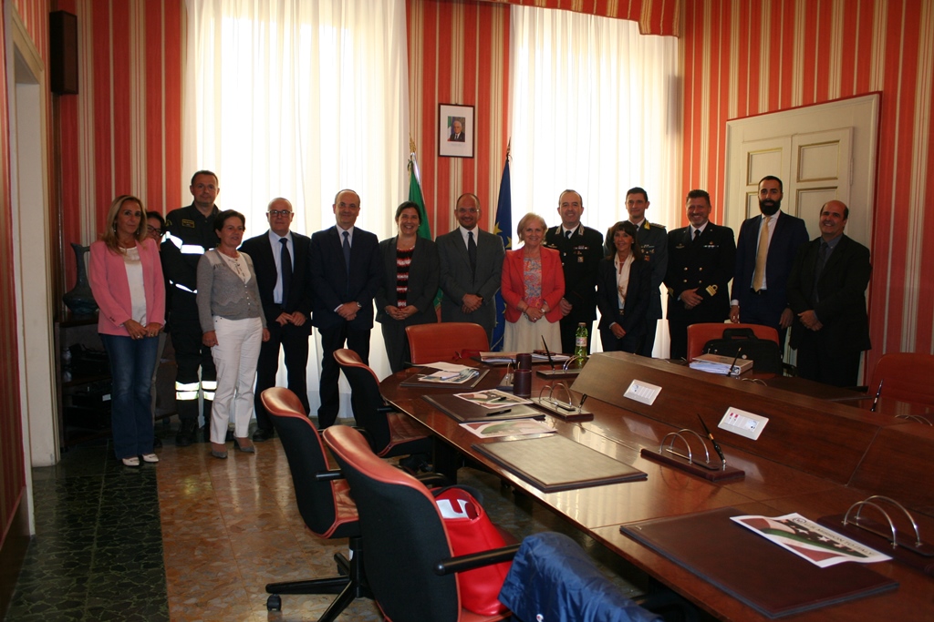 Console degli Stati Uniti <br> ricevuta in Prefettura