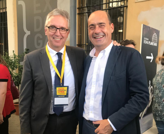Congresso Pd, Ceriscioli <br> e D’Erasmo con Zingaretti