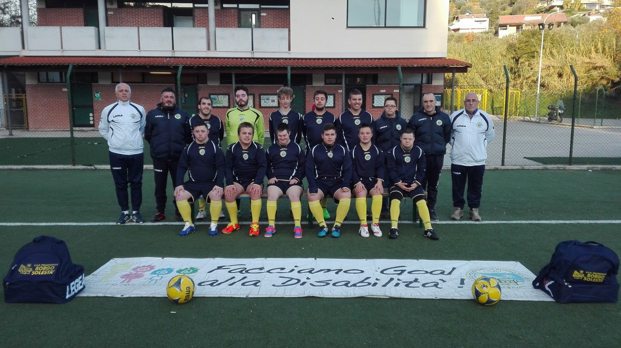 “Facciamo gol alla disabilità” <br> al via il nuovo campionato <br> di Quinta Categoria