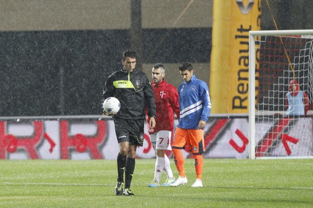 Padova-Pescara <br> rinviata per pioggia, <br> si gioca martedì