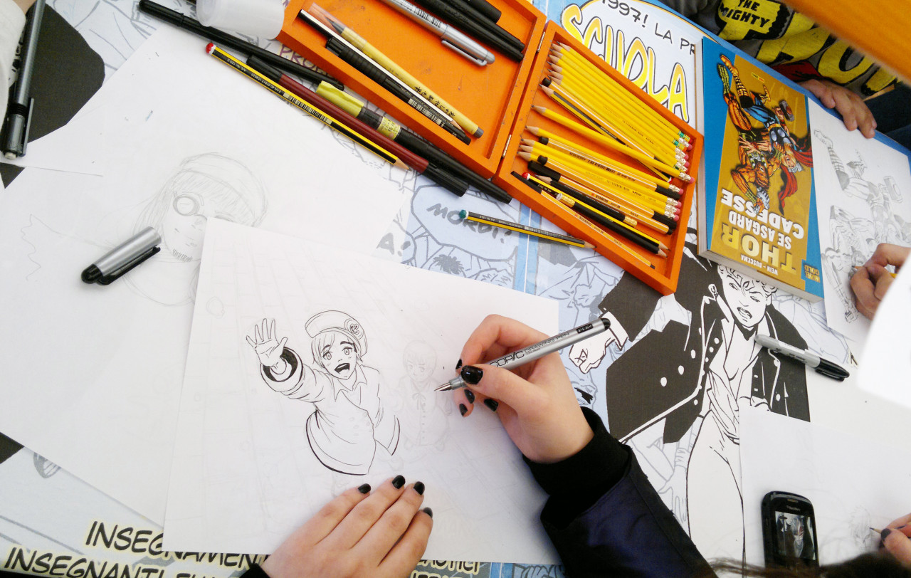 Un nuovo decollo <br> per il corso di fumetto
