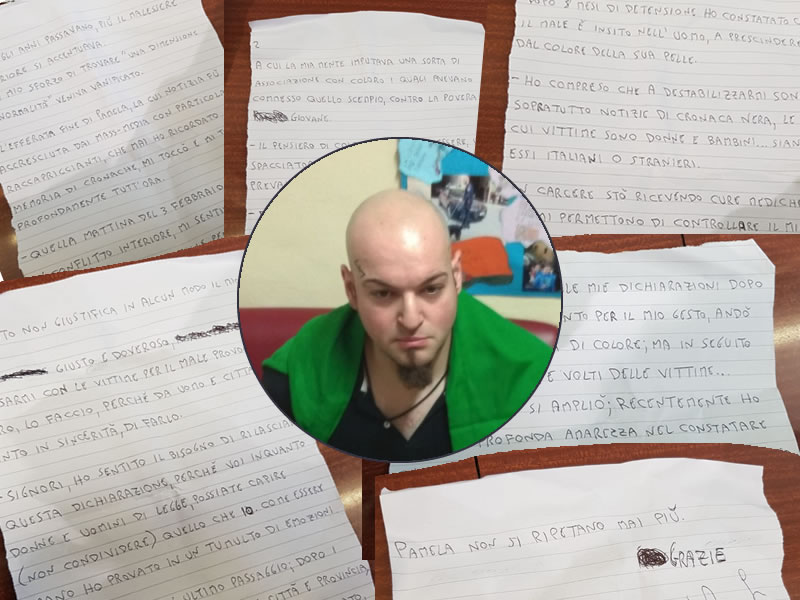 Le dichiarazioni di Traini in aula <br> Un pentimento in sei foglietti (Le Foto)