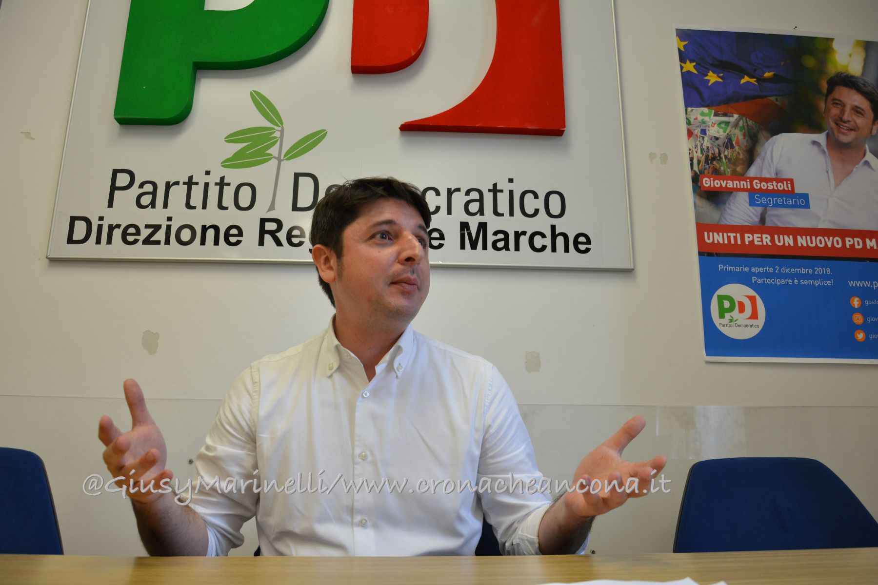 Pd, Gostoli stravince nel Piceno <br> con quasi il 95% dei voti