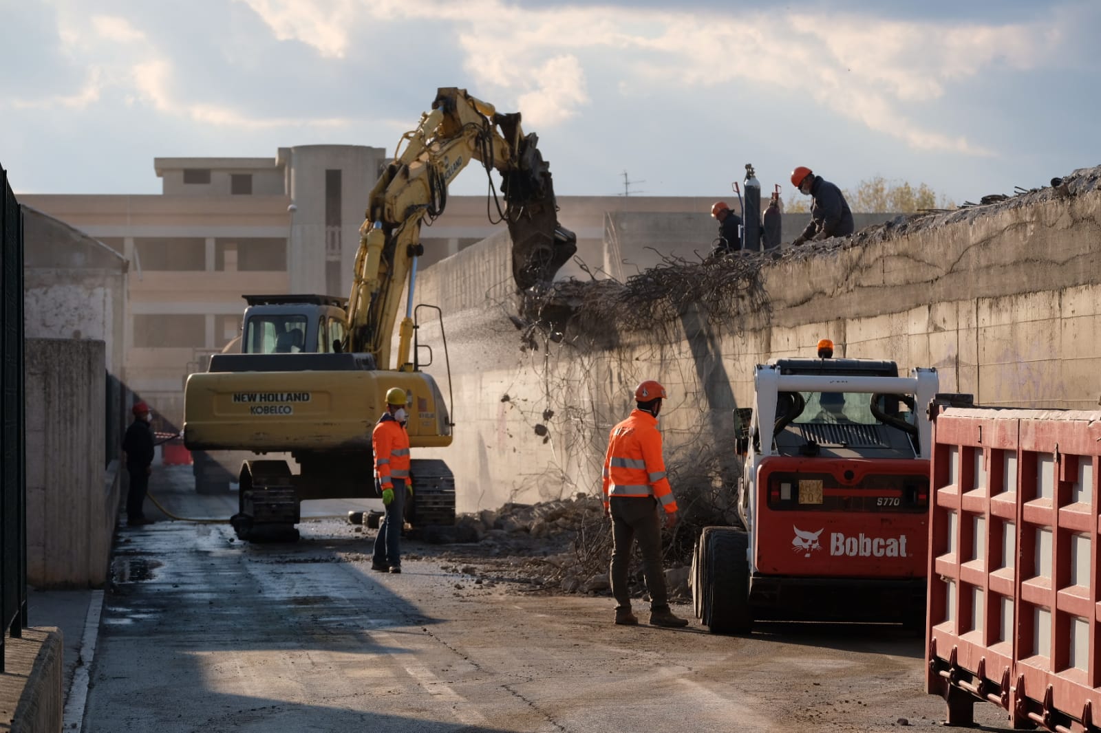 Ballarin, la messa in sicurezza <br> Resta il problema della viabilità <br> <span> (Fotogallery)