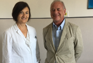 «Così sono tornato a camminare»: <br> Maurizio Cacciatori <br> ringrazia il Santo Stefano