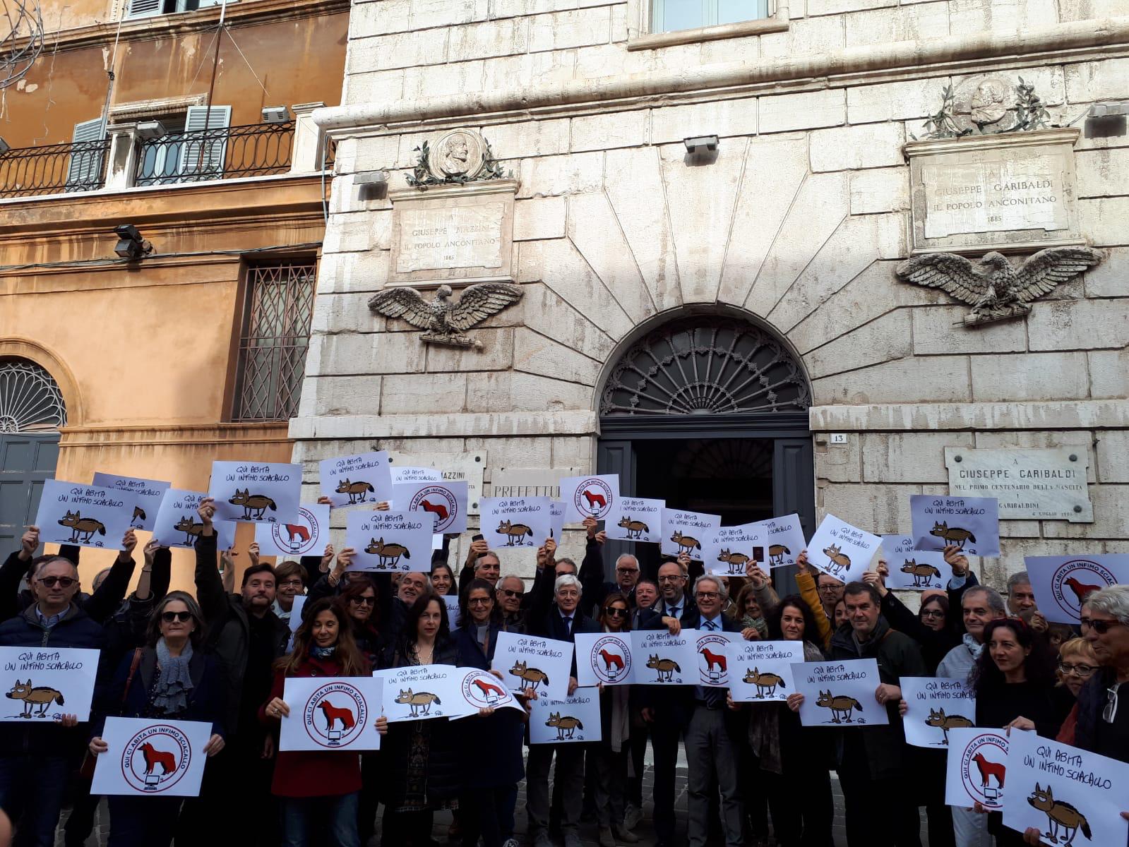 Anche i giornalisti marchigiani <br> in difesa della libertà di informazione