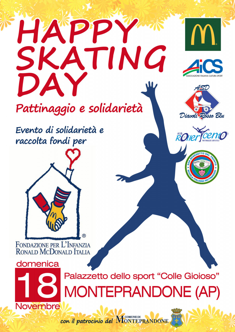 Solidarietà sui pattini <br> con l’Happy Skating Day