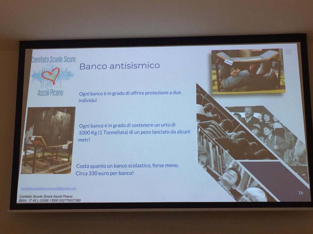 Ecco il progetto “Mettiamoli al sicuro” <br> Allarme e banco antisismico in classe <br> <span> (Foto e video) </span>