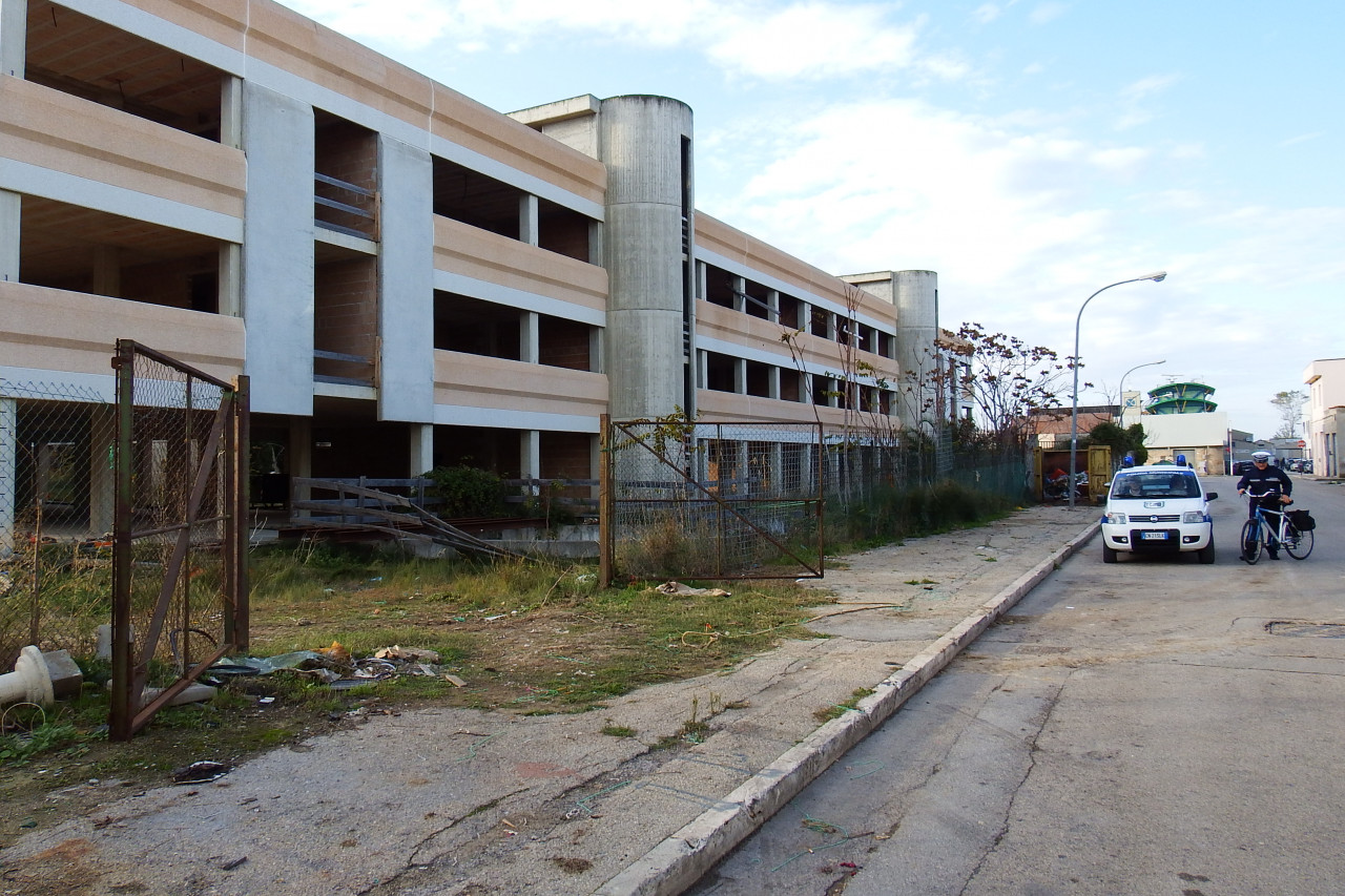 Blitz alle “Palazzine Santarelli”, <br> stop al dormitorio abusivo <br> <span> (Le foto)