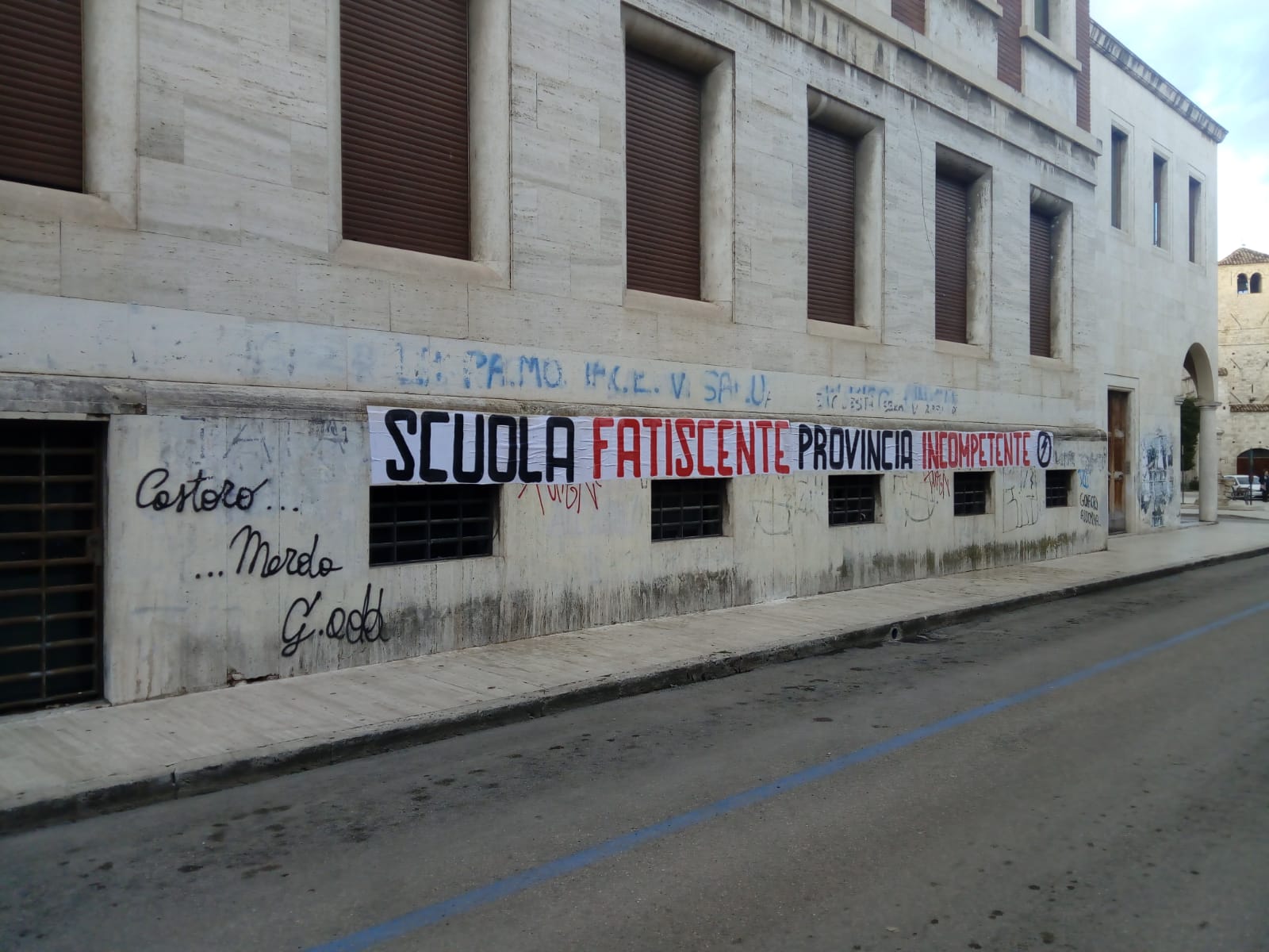 “Scuola fatiscente”, nuova protesta <br> degli studenti dell’Umberto I