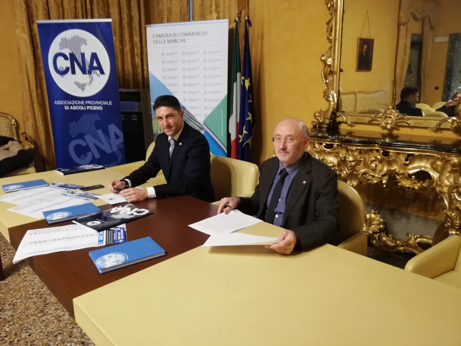 Il bilancio della Cna: <br> «2018 in chiaroscuro: <br> crescono le imprese, <br> ma urge ripopolare il cratere»