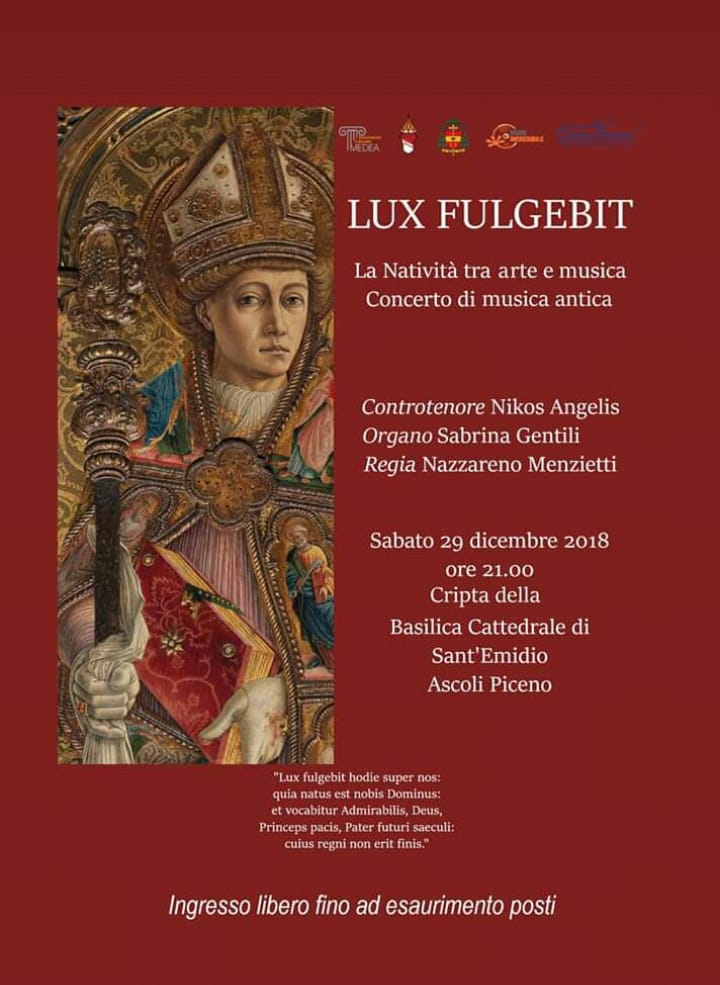 “Lux Fulgebit”, la musica sacra <br> è di scena nella cripta <br> di Sant’Emidio