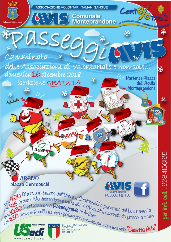 Avis Monteprandone, <br> Natale tra solidarietà e sport
