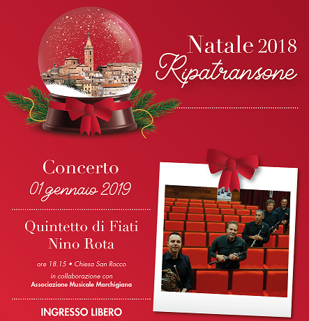 Concerto di Capodanno <br> col Quintetto “Fiati Nino Rota”