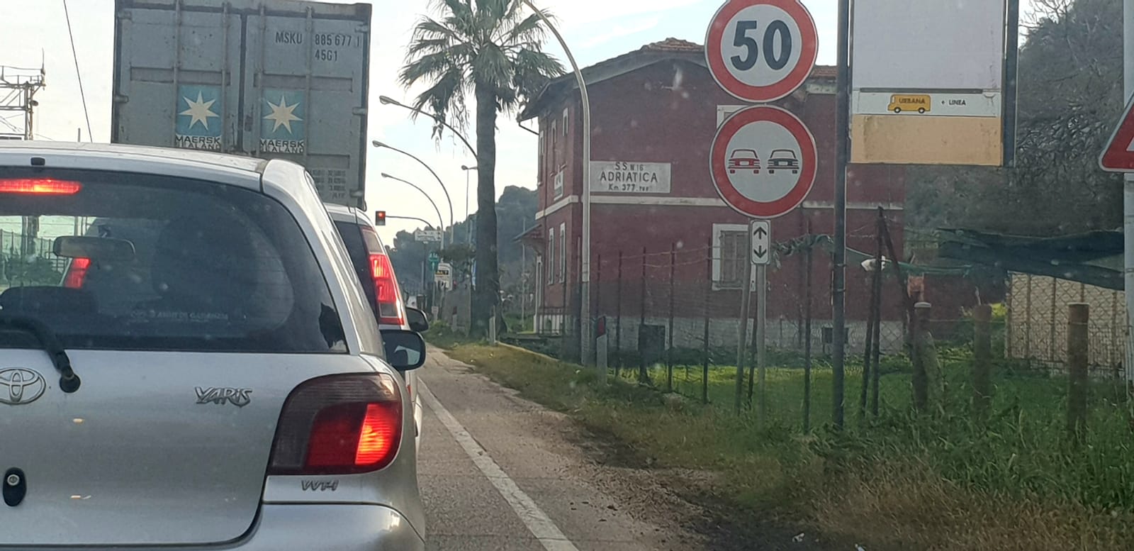 Stop ai veicoli più inquinanti <br> sull’Adriatica: Piunti firma l’ordinanza