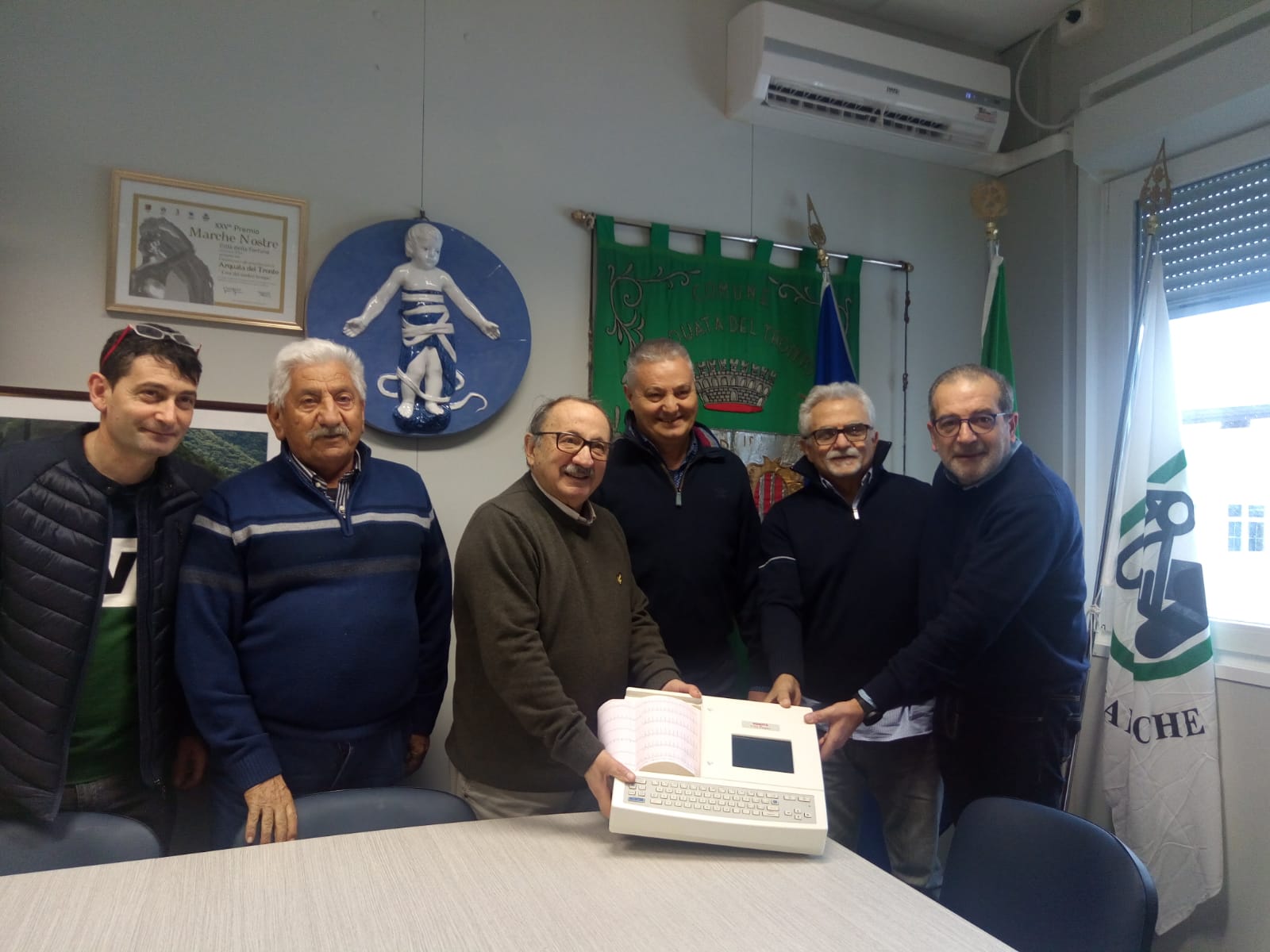 Dal grande cuore dell’Avis <br> un elettrocardiografo per Arquata