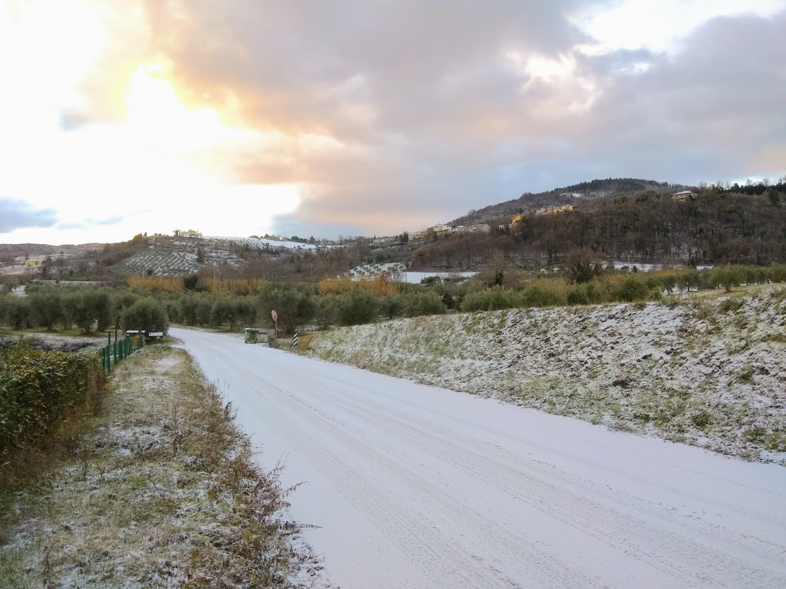 Maltempo sul Piceno, resta l’allerta <br> ma il vero pericolo adesso è il ghiaccio
