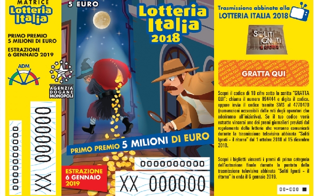 Lotteria Italia, il Piceno <br> resta a secco di premi <br> Tutti i biglietti vincenti