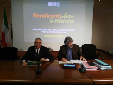 Ricostruzione da accelerare,<br> Ceriscioli: «Ecco gli emendamenti, <br> ora il Governo ascolti il territorio»