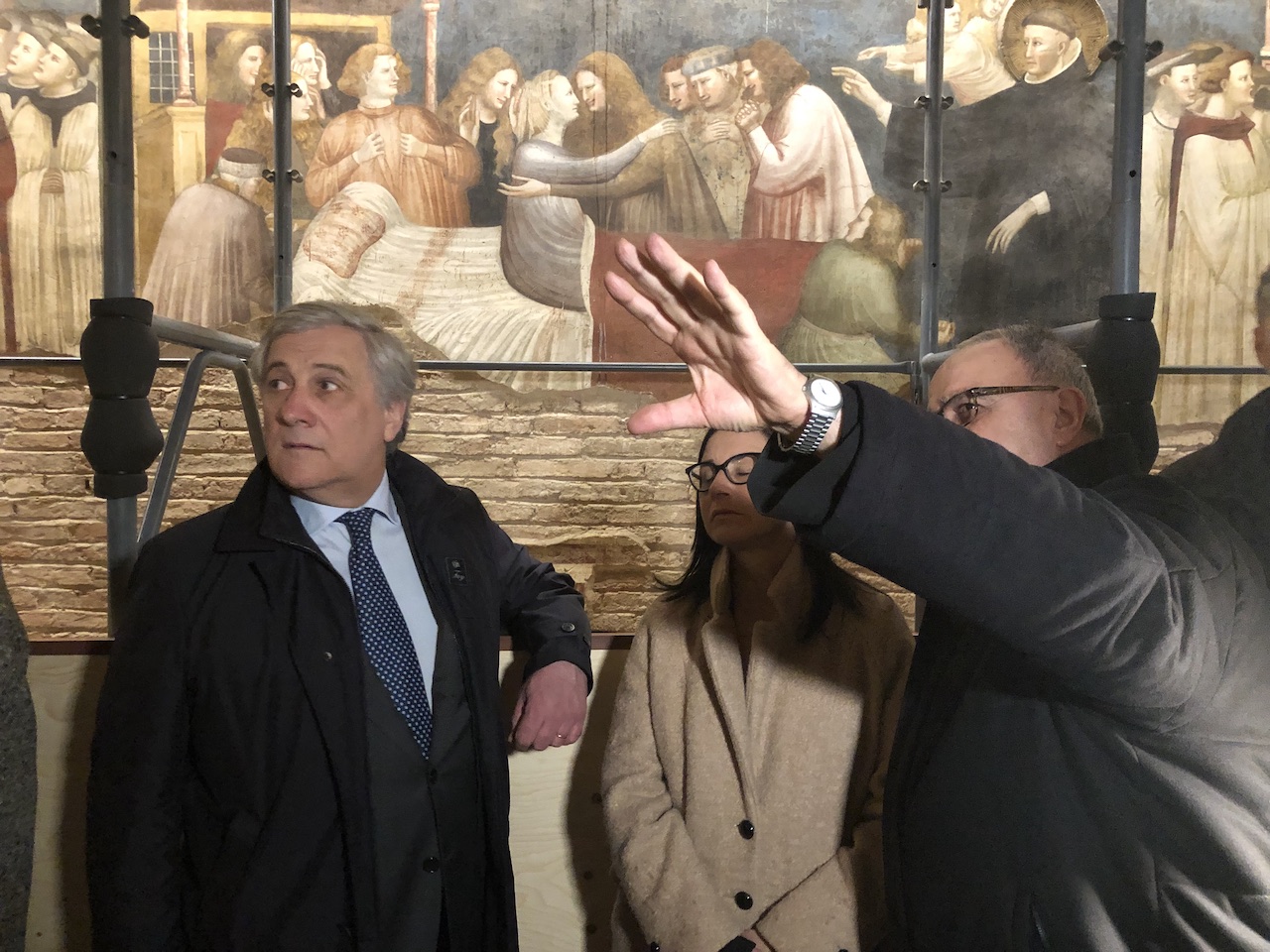 Tajani sul sisma: «Portato 2 miliardi <br> I fondi Ue per le ciclabili? <br> Meglio investire nella ricostruzione»