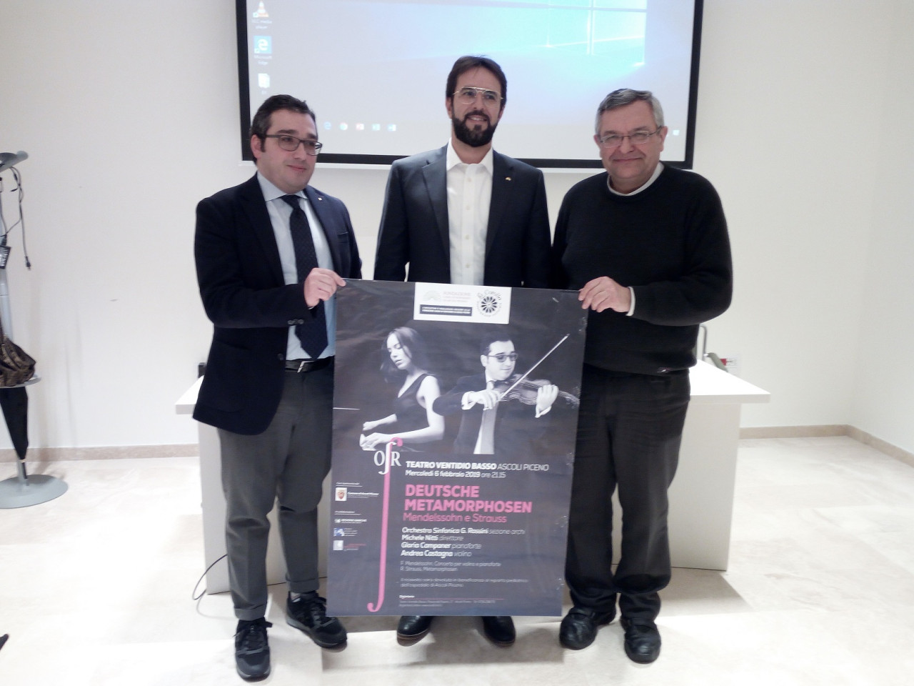 Concerto di beneficenza per Pediatria <br> con l’Orchestra Sinfonica Rossini <br> e i solisti Campaner e Castagna