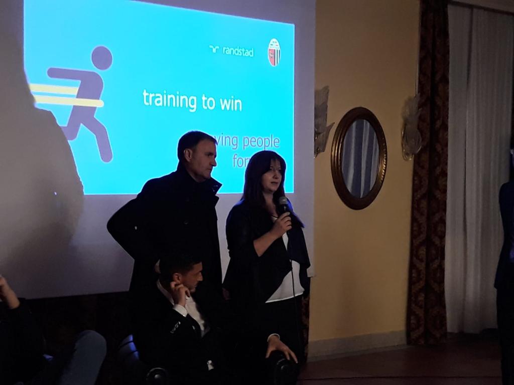Tosti, Lovato e Ganz <br> al workshop Randstad <br> Susi Galanti: «Si rinnova la partnership»