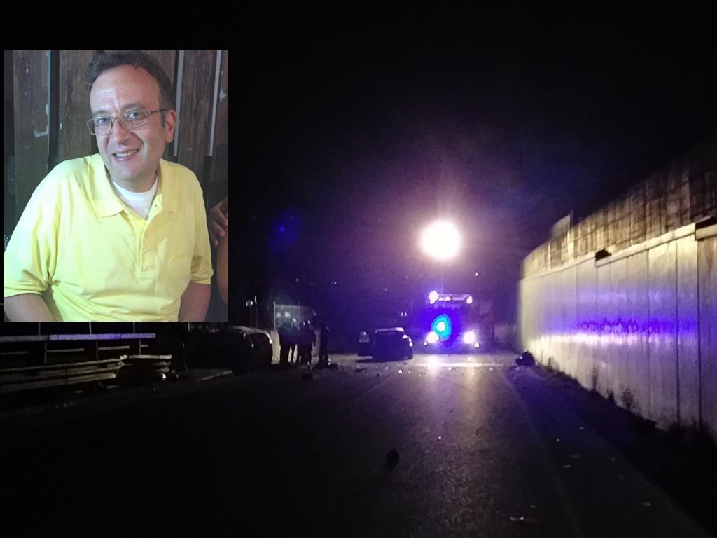 Tragedia sulla Mezzina <br> Si schiantano tre auto: <br> muore Valerio Cicconi medico <br> dell’Ospedale “Mazzoni”