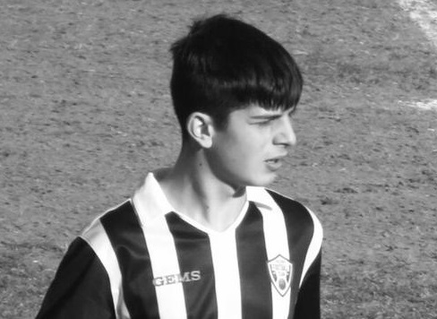 Giorgio Zappasodi <br> della Piceno Football Team <br> nella Nazionale Under 16