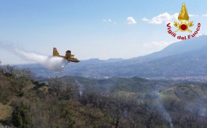 Acquasanta, ettari di bosco in fumo <br> Ma ora l’incendio è sotto controllo <br> <span> (Video) </span>