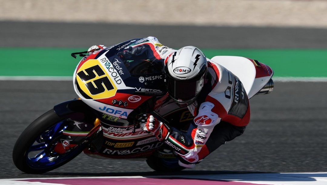 Motomondiale, <br> Fenati in quarta fila <br> al G.P. di Valencia