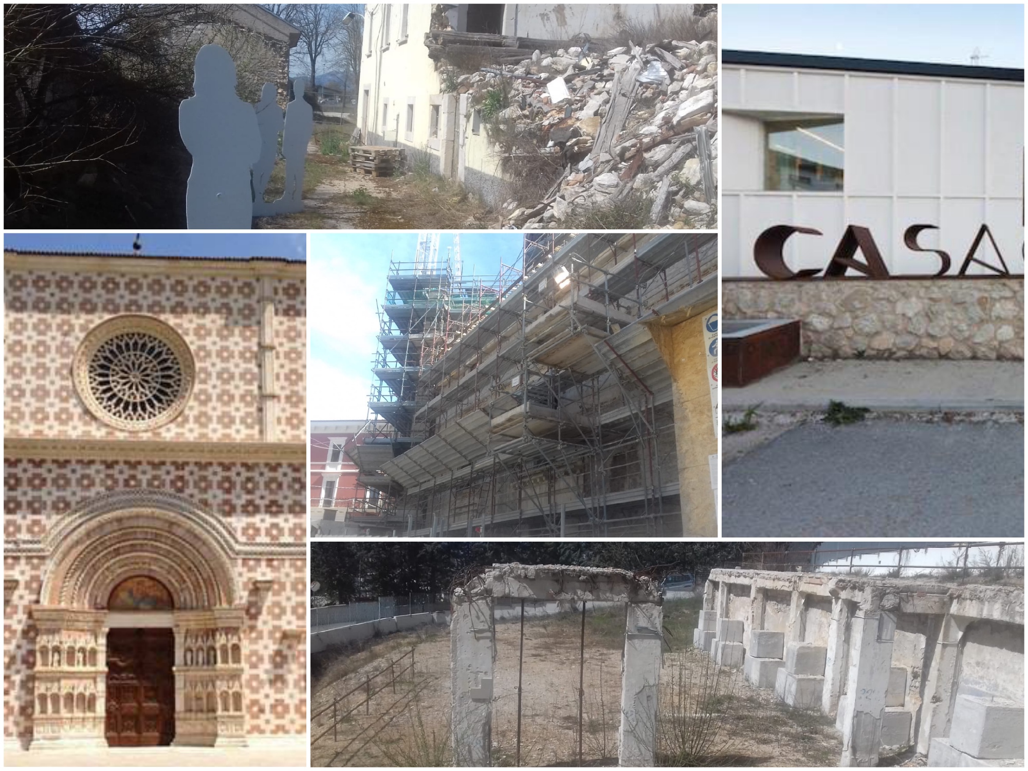 L’Aquila 10 anni dopo <br>Una ricostruzione a metà <br> che spaventa anche le Marche